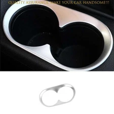 For Mazda 3 Axela 2014-2016 Matte Silver Center Console Water Cup Holder Panel