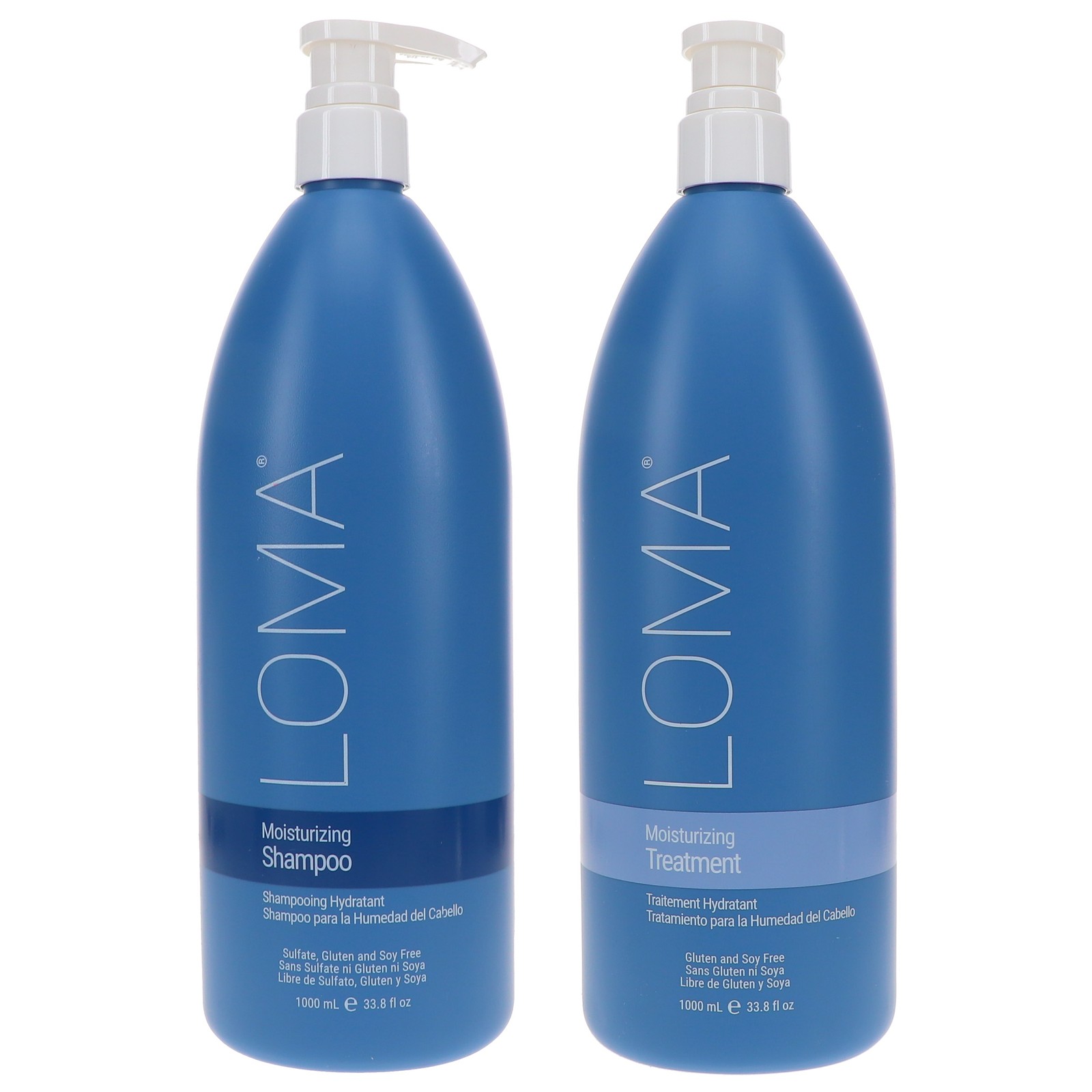 Комбинированный шампунь Loma Moisturizing Shampoo 33,8 унции и увлажняющий уход 33,8 унции