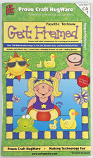 NEW Provo Craft HugWare CD 7 "GET FRAMED" Faces Borders Corners For Scrapbooking
