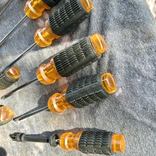 Unbranded Screwdriver Set 11 Pc, Philips & Flat, Cushion Grip, FREE SHIPPING - Bild 2 von 6