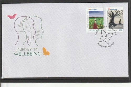 Australia 2025: Journet to Wellbeing - First Day Cover Very Fine Used.
