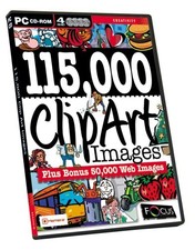 115,000 Clip Art Images (plus Bonus 50,000 Web Images), 115,000 Clip Art Ima CD