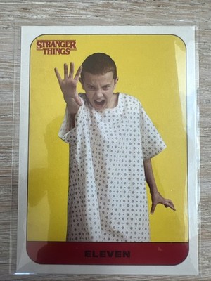 2018 Topps Stranger Things Character Sticker Card Eleven #4 Millie Bobby Brown