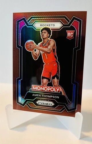 2023-24 Panini Prizm Monopoly #33 - Amen Thompson (RC) - Brown Prizm /249 SP!