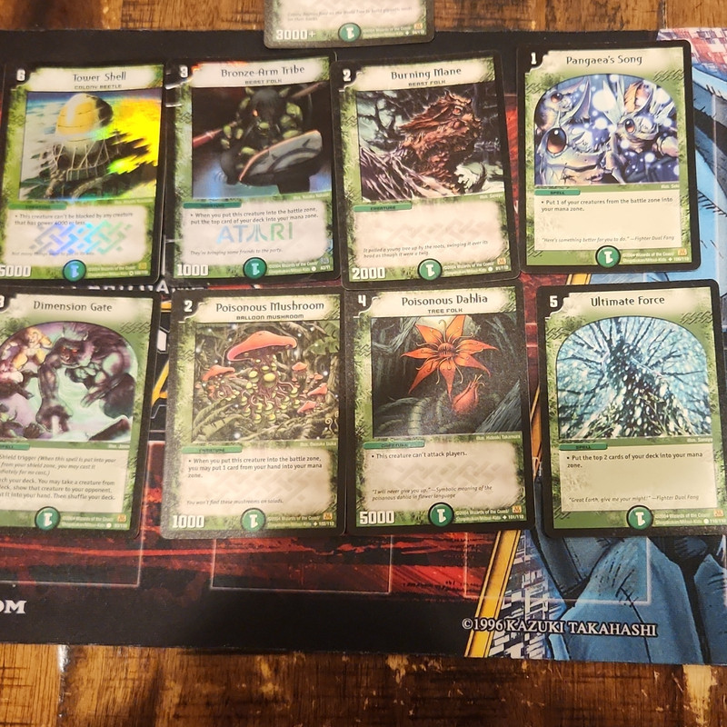 Wizards of the Coast Duel Masters DM-01 Nature 9-Card Lot Dimension Gate Foil