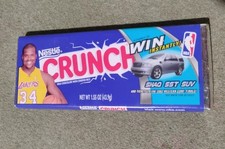 2002 Shaq Shaquille O'Neil Nestle Crunch Bar Rare Unopened Collectible Sealed