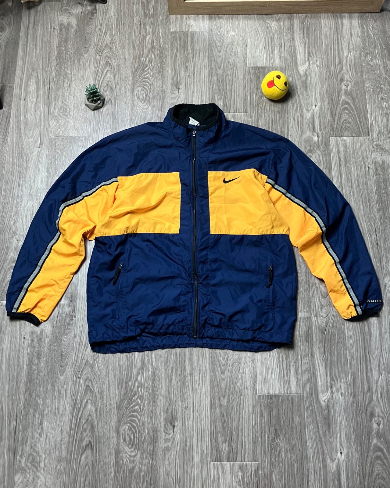 SACAI X NIKE Giacca a vento uomo nike vintage small swoosh logo clima FIT giacca leggera anni 90 80