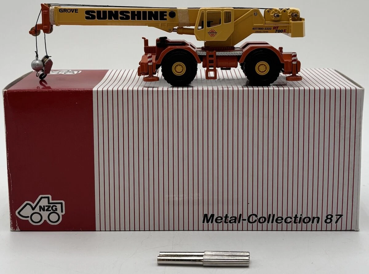 NZG Crane Contemporary Manufacture Diecast Construction Equipment