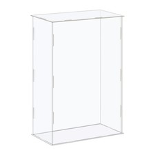 Display Case Box Acrylic Box Transparent Showcase 21x11x31cm for Collectibles