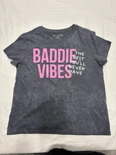 Women's Baddie Vibes I Have Enough Shoes Said No One Ever L Funny Shirt Sheer