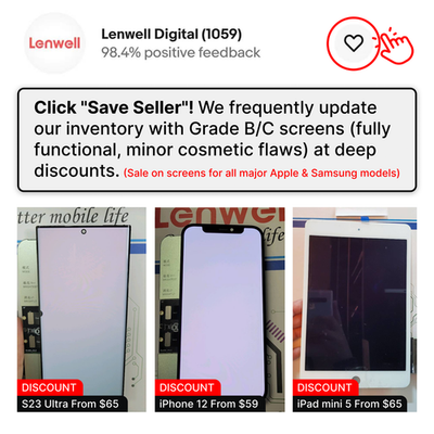 Genuine OEM Original iPhone 16 Pro LCD Replacement Screen