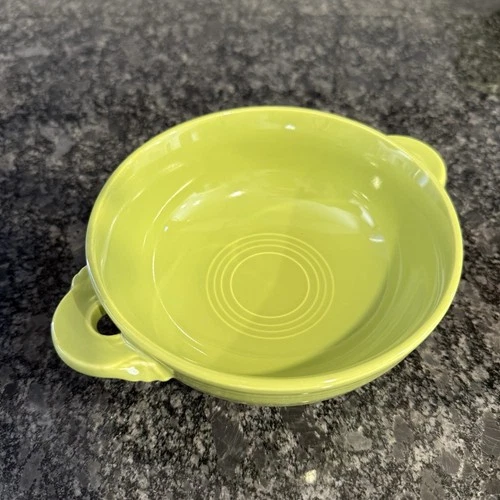 Vintage Fiesta Ware 1950’s Chartreuse Cream Soup Bowl