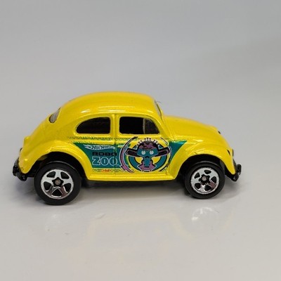Vintage 1988 Mattel Hot Wheels VW Volkswagen Beetle Bug Robo Zoo