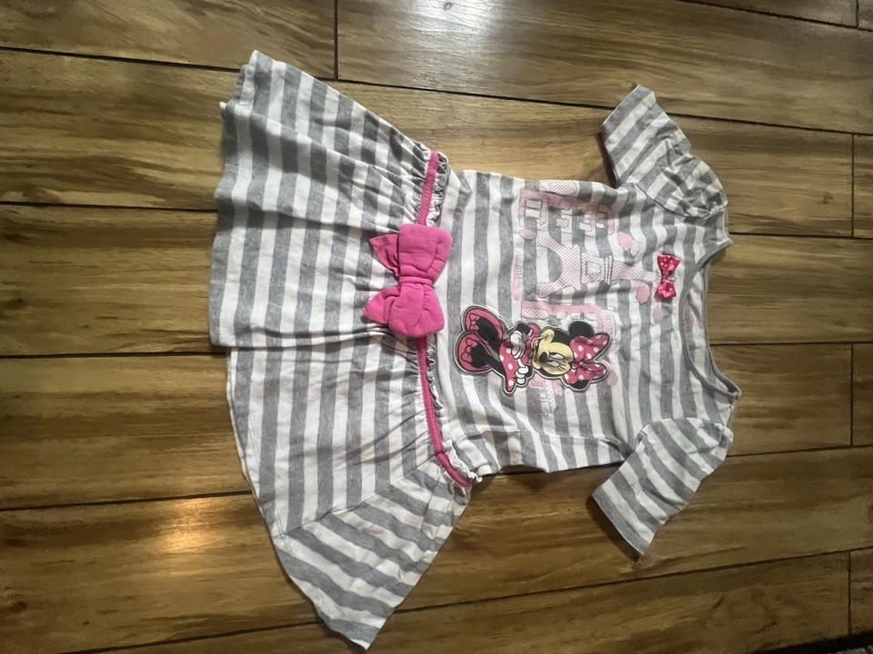 Lote Ropa Minnie Mouse Talla 4T 5T 6X 11 Piezas Vestido Tutú Bata Camisetas Vestido Foto 4 de 4