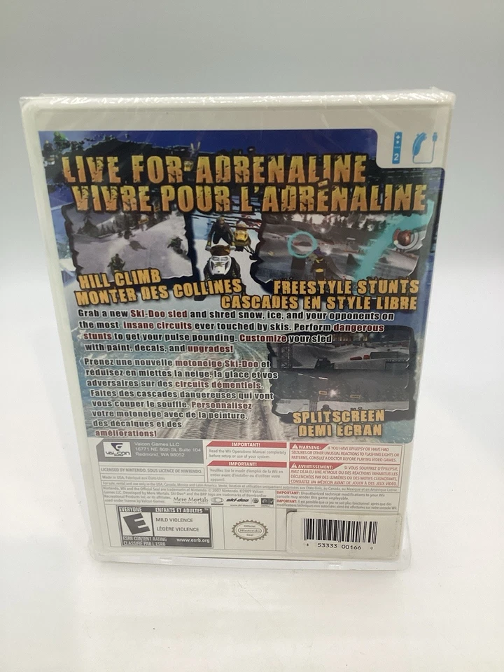 Ski-Doo Snowmobile Challenge Nintendo Wii NEW & SEALED - Image 3 of 4