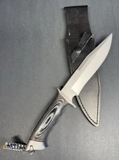 Rare Wesley Hibben Custom Design WH103 Brothers Keeper Fixed Blade Bowie Knife