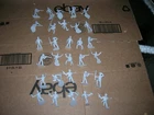 MARX 45MM TOY SOLDIERS ALAMO PLAYSET FIGURES 1990s GRAY RECAST LOT
