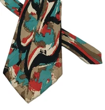 Appointed Apparel Men’s Neck Tie Abstract Multi-colored 