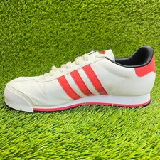 Preços baixos em adidas Samoa Lace Up Leather Athletic Shoes for