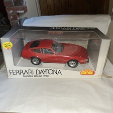 *TECHNO GIODI 1969 FERRARI DAYTONA 365GTB/4 BERLINA RED DIECAST MODEL BOXED 1:18