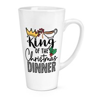 King Of The Weihnachten Dinner 483Ml Groß Latte Becher Tasse Vatertag Best Toll