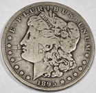 1895 S Morgan "VG SOLID - GRAFFITTI"💰Attractive Patina/ BETTER,RARE/ 400,000🔥✅