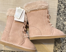 NEW kids w/ pink fur boots old navy