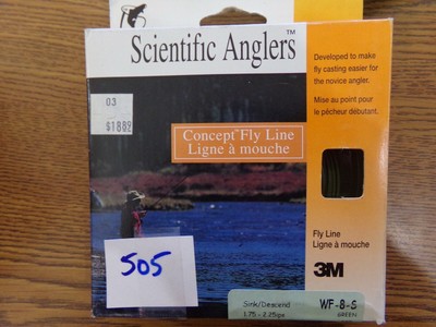 Ligne De Pêche à La Mouche Scientific Anglers Concept WF-7-F - 57ft/17m, Flottante, Jaune