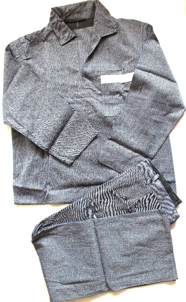 Uniforme de trabajo vintage 1980 soviético URSS auténtico gris marino marinero 100 % algodón