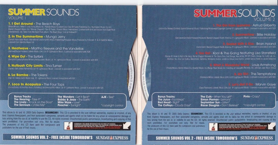 SUMMER SOUNDS ( DAILY EXPRESS Newspaper Double Album ) - Bild 2 von 3