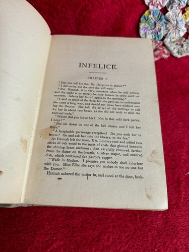 Infelice Copyright 1875 Hardbound Book by Augusta Evans Wilson - Picture 8 of 8