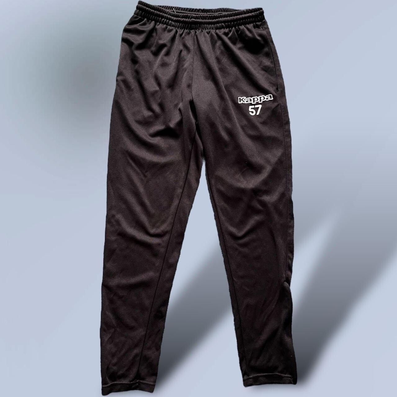 Kappa Black S Joggers Tracksuit Bottoms for Gym Running Football Training  