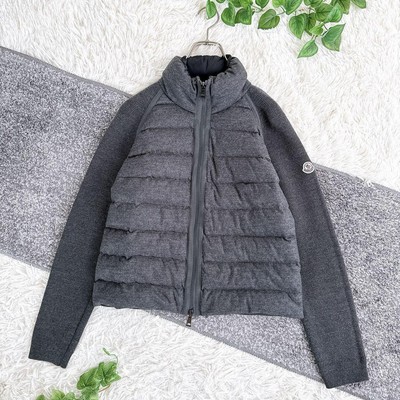 MONCLER Ladies Maglione Tricot Cardigan Size S Color Gray #3 | eBay