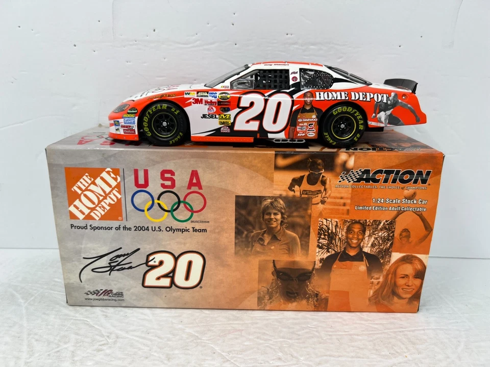 Acción Nascar #20 Tony Stewart Home Depot Juegos Olímpicos de Estados Unidos Distribuidores GM Diecast 1:24 Foto 3 de 4