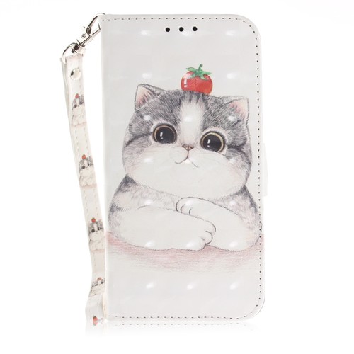 Cat Wallet Flip Stand Strap Case Cover For Android Phone iPhone X - Picture 5 of 10