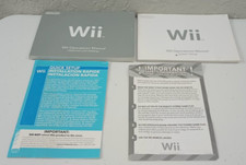 Wii operations manuals for System Setup, Channels and Settings  Quick Setup