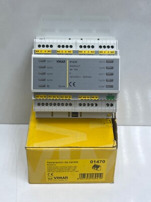 VIMAR 01470 Multifunktion Automatik Modul 9IN 8OUT Relais