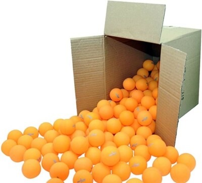 Kettler Table Tennis Balls 40 mm Regulation Size:1 Star Rating 144 Pack Orange