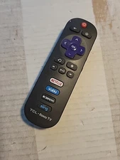 TCL ROKU TV REMOTE Control Netflix Vudu CBSNEWS Sling  USED