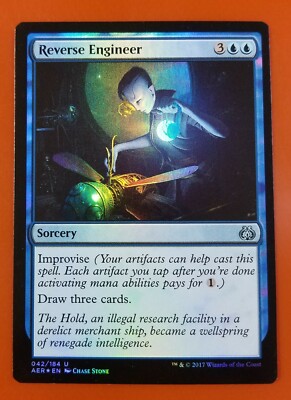 1x Reverse Engineer | FOIL | Aether Revolt | MTG Magic Cards