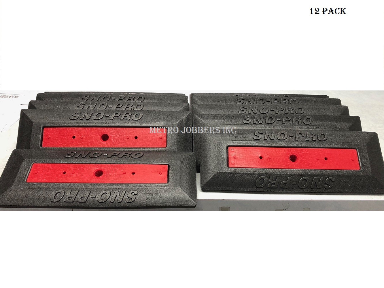 12 Pack Sno Pro Foam Snow Broom Sno Brum Replacement Heads Made in USA