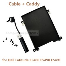 2.5 HDD SSD Hard Drive Flex Cable Caddy Tray for Dell Latitude E5480 E5490 E5491