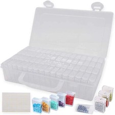 64 Grids 5D Diamond Painting Accessories Storage Container Beads Organizer Case