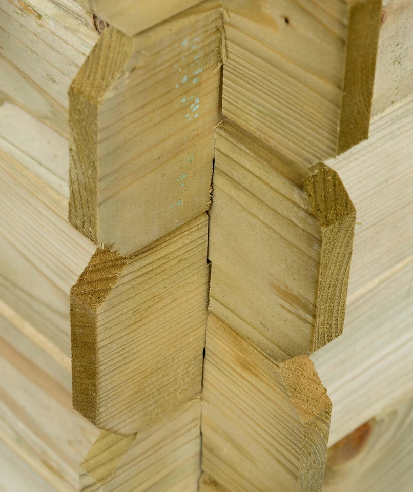 Holzhaus Spielhaus Gartenhaus Kinderspielhaus mit Blumenkasten - Bild 4 von 4