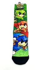 Nintendo Zelda Tri Force Heroes Sublimated Crew Socks