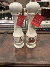 Williams Sonoma RARE Twas The Night Before Christmas Wood Salt & Pepper Mill NEW