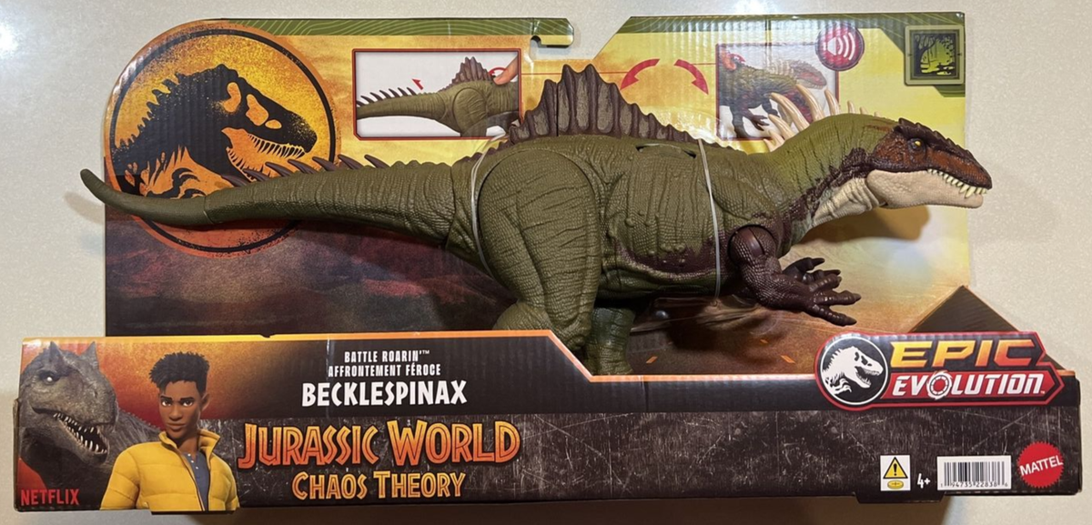 NEW 2024 Jurassic World Chaos Theory Epic Evolution Becklespinax
