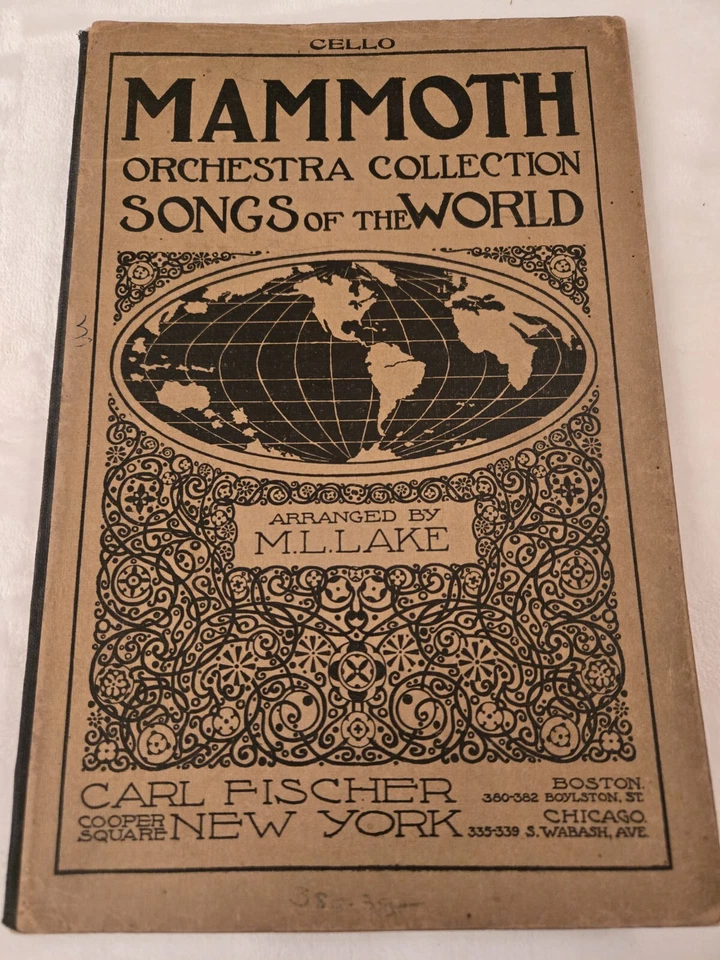 Antique Carl Fischer Mammoth Orchestra Collection Songs of the World Lot Of 6  - Image 4 of 4