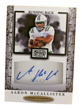 AARON McCALLISTER 2021 SAGE Premier Draft Black Autograph A32 Charlotte #14