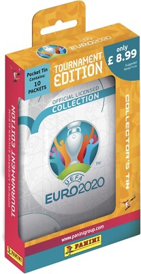 Panini UEFA EURO 2020 Aufkleber Sammlung Taschendose brandneu versandkostenfrei UK